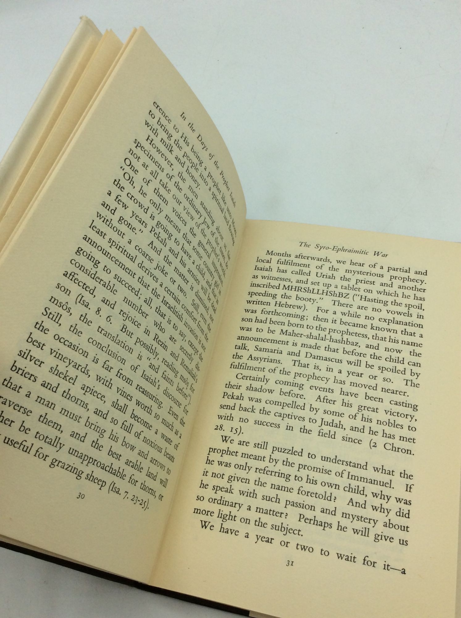 IN THE DAYS OF THE PROPHET ISAIAH | A. Rendle Short | Revised Edition