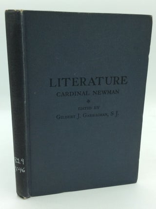 Item #311456 LITERATURE: A Lecture by John Henry Cardinal Newman. John Henry Cardinal Newman, ed...