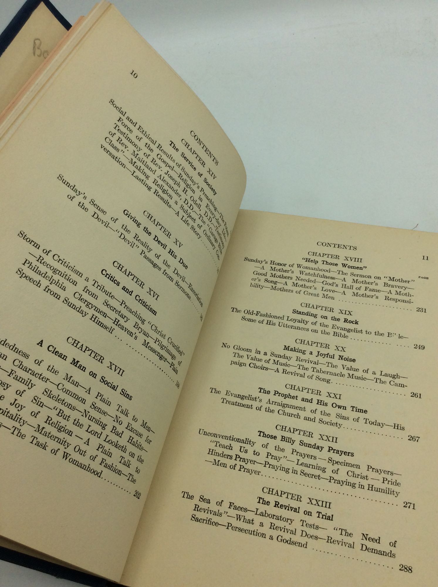 BILLY SUNDAY: THE MAN AND HIS MESSAGE with His Own Words Which Have Won ...
