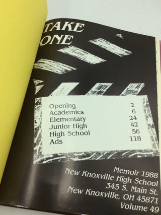 1988 NEW KNOXVILLE HIGH SCHOOL YEARBOOK