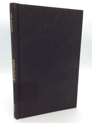 Item #312320 EPILOGUE. Hans Urs von Balthasar
