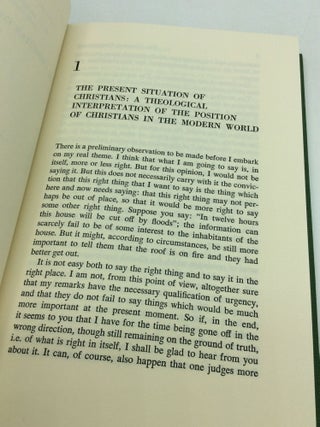 THE CHRISTIAN COMMITMENT: Essays in Pastoral Theology