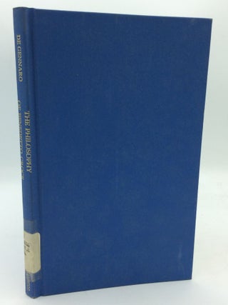 Item #312531 THE PHILOSOHY OF BENEDETTO CROCE: An Introduction. Angelo A. de Gennaro