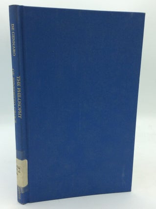 Item #312531 THE PHILOSOHY OF BENEDETTO CROCE: An Introduction. Angelo A. de Gennaro