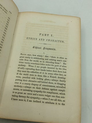 A COMMONPLACE BOOK OF THOUGHTS, MEMORIES, AND FANCIES, Original and Selected.