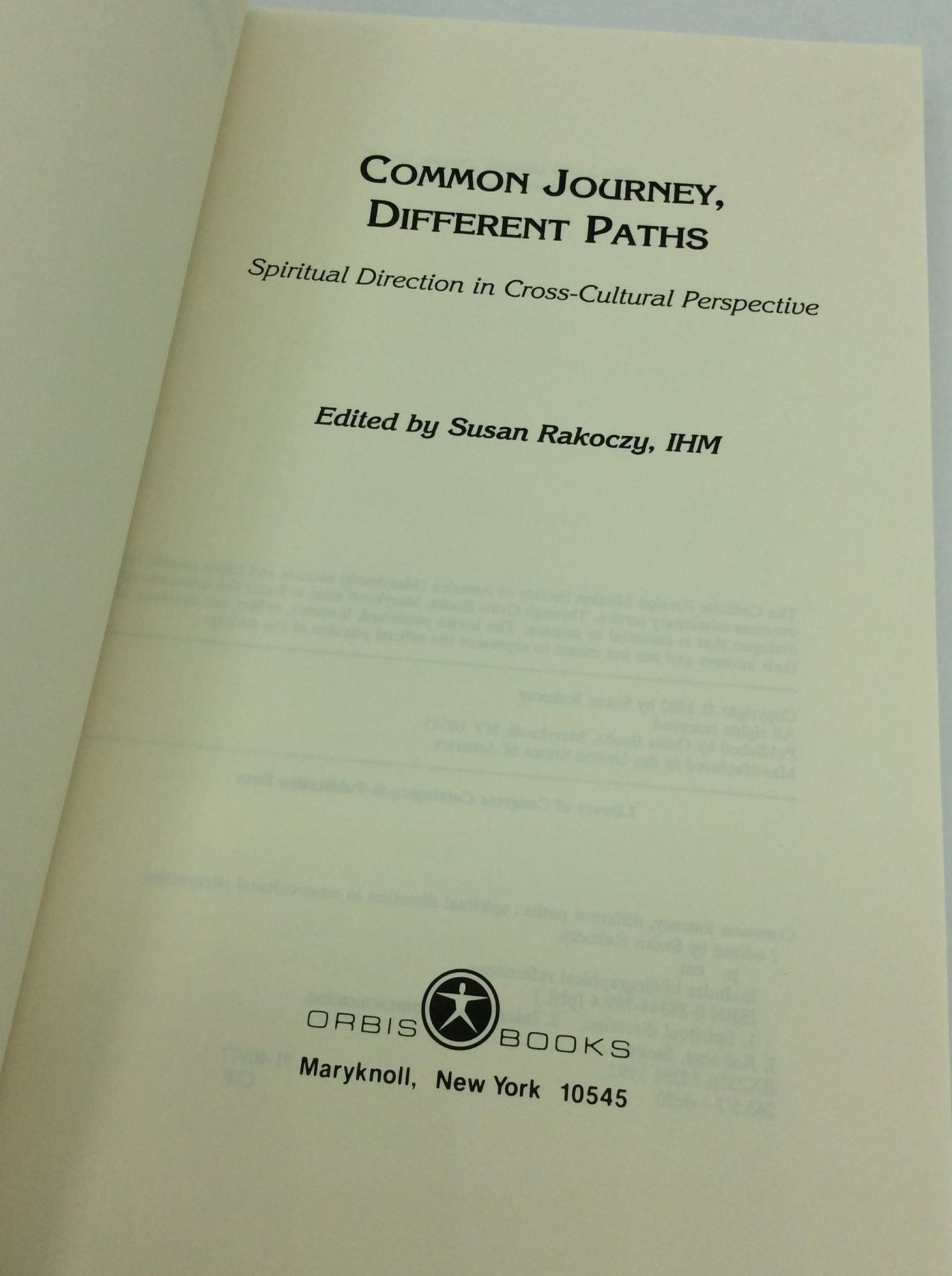 COMMON JOURNEY, DIFFERENT PATHS: Spiritual Direction in Cross-Cultural ...