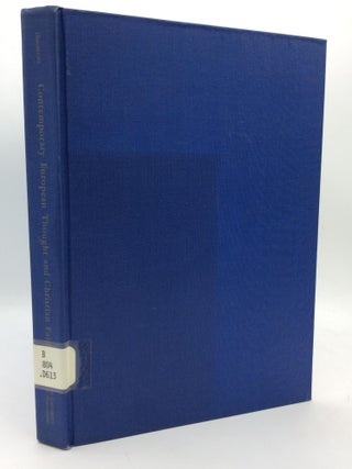 Item #313259 CONTEMPORARY EUROPEAN THOUGHT AND CHRISTIAN FAITH. Albert Dondeyne