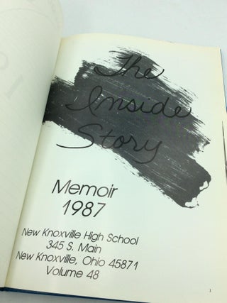 1987 NEW KNOXVILLE HIGH SCHOOL YEARBOOK