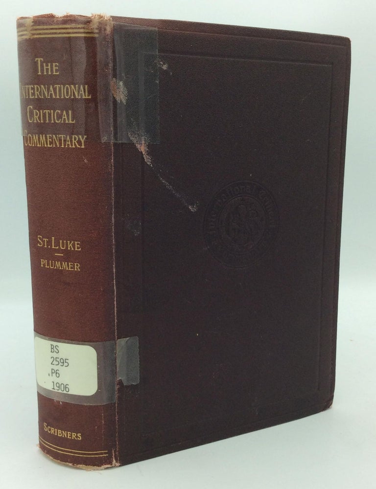 A CRITICAL AND EXEGETICAL COMMENTARY ON THE GOSPEL ACCORDING TO ST ...