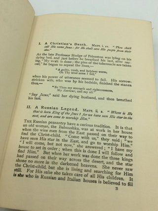 ANECDOTES ILLUSTRATIVE OF NEW TESTAMENT TEXTS