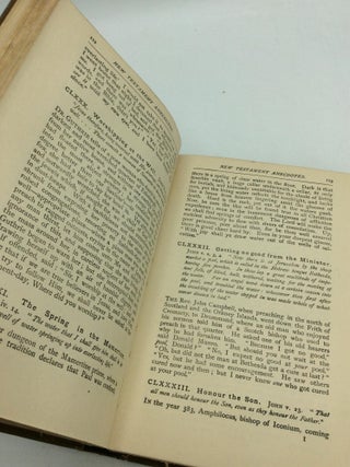 ANECDOTES ILLUSTRATIVE OF NEW TESTAMENT TEXTS