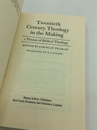 TWENTIETH CENTURY THEOLOGY IN THE MAKING, Volumes I-III
