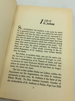 EVERYMAN'S SAINT: Life, Cult, and Virtues of St. Anthony of Padua