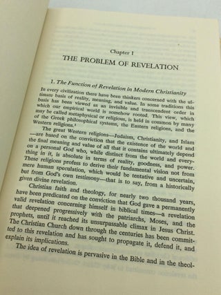 MODELS OF REVELATION