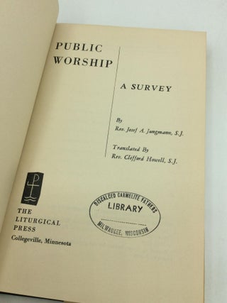 PUBLIC WORSHIP: A Survey