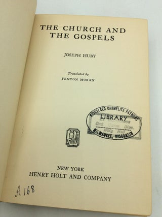 THE CHURCH AND THE GOSPELS
