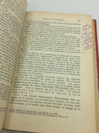 HISTOIRE DE LA VENEREE MERE SAINT JOSEPH, Nee Marie-Louise-Francoise Blin de Bourdon, Demoiselle de Gezaincourt 1756-1838, Cofondatrice et Deuxieme Superieure Generale de l'Institut des Soeurs de Notre Dame de Namur, par un Membre du Meme Institute.
