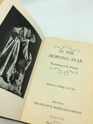 AS THE MORNING STAR: The Passing of St. Francis