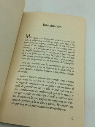 ACCIONES MAGICAS Y SACRAMENTOS DE FE