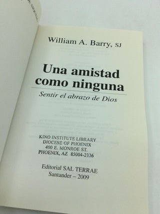 UNA AMISTAD COMO NINGUNA: Sentir el Abrazo de Dios