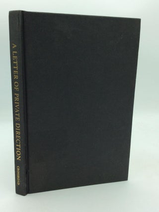 Item #315974 A LETTER OF PRIVATE DIRECTION