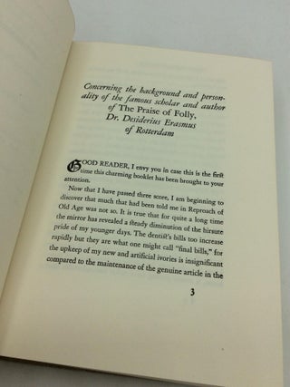 THE PRAISE OF FOLLY