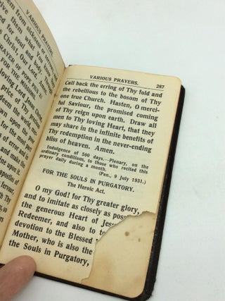 THE KEY OF HEAVEN: A Manual of Select Prayers for the Use of the Faithful Compiled from Approved Sources in Accordance with Recent Pontifical Decrees.