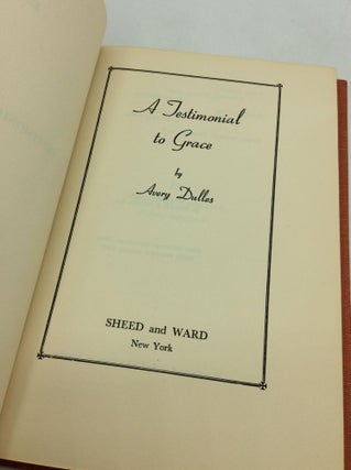 A TESTIMONIAL TO GRACE