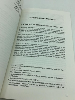 BOOK OF BLESSINGS: General Introduction and Introductions to Each of the Orders of Blessing