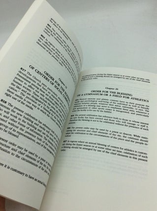BOOK OF BLESSINGS: General Introduction and Introductions to Each of the Orders of Blessing