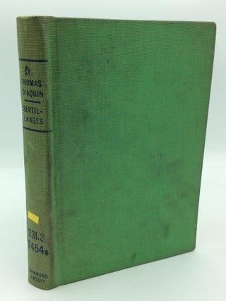 Item #317098 SAINT THOMAS D'AQUIN. A D. Sertillanges