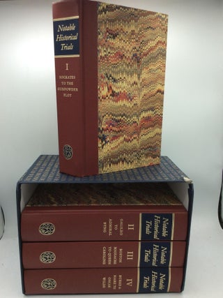 Item #317436 NOTABLE HISTORICAL TRIALS, Volumes I-IV. ed Justin Lovill