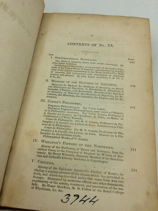 THE AMERICAN QUARTERLY REVIEW, Volume X (September & December 1831)