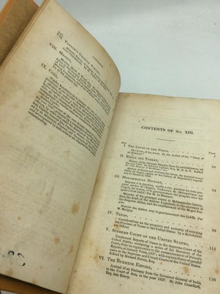 THE AMERICAN QUARTERLY REVIEW, Volume VII (March & June 1830)