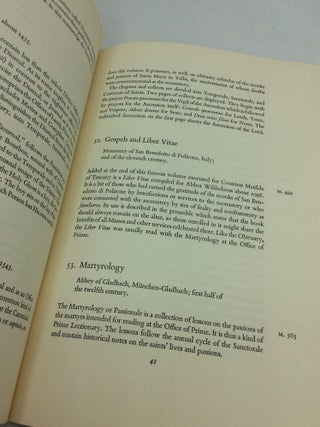 LITURGICAL MANUSCRIPTS for the Mass and the Divine Office