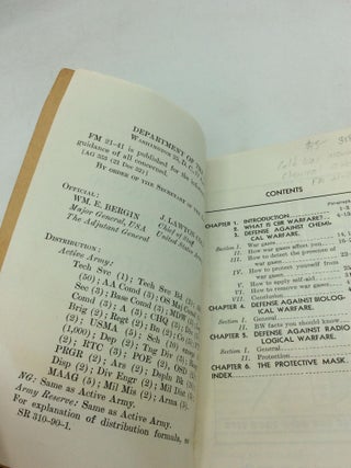 SOLDIER'S MANUAL FOR DEFENSE AGAINST CBR ATTACK