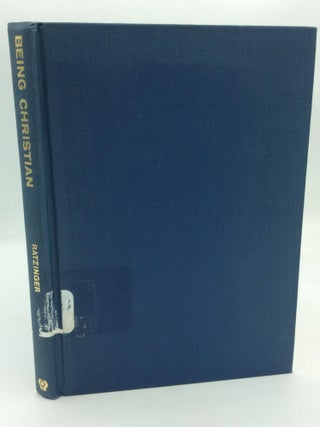 Item #318136 BEING CHRISTIAN. Joseph Ratzinger, Pope Benedict XVI
