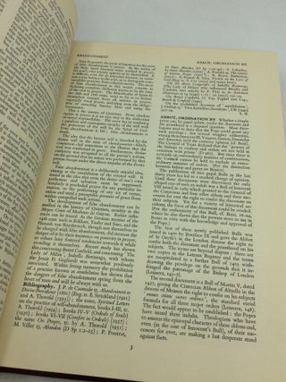 A CATHOLIC DICTIONARY OF THEOLOGY: A Work Projected with the Approval of the Catholic Hierarchy of England and Wales, Volumes I-II