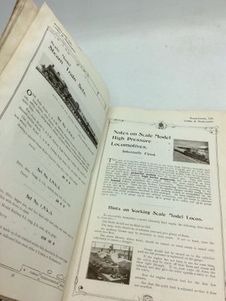 ILLUSTRATED CATALOGUE FOR BASSETT-LOWKE, LTD., Season 1910 and 1911 (Section C)