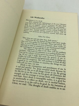 ASHES FROM THE CATHEDRAL: Liturgical Reflections for the Lenten Weekdays