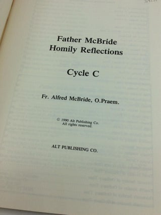 FATHER MCBRIDE HOMILY REFLECTIONS, Cycle C