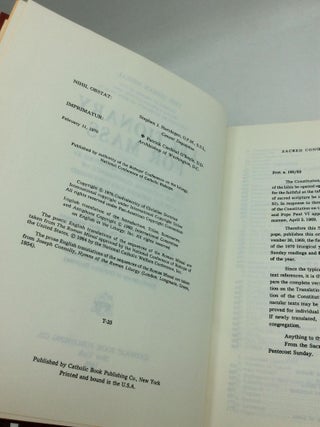 LECTIONARY FOR MASS: English Translation Approved by the National Conference of Catholic Bishops and Confirmed by the Apostolic See