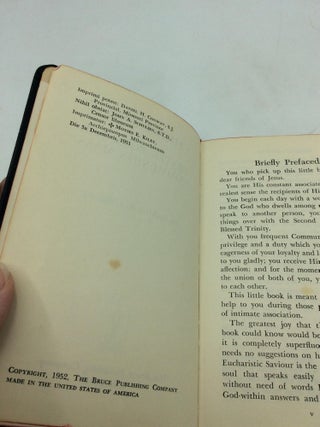 CHRIST IN ME: Prayer Book for Communion Mass