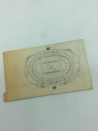 ORIGINAL TICKET FOR 1962 COTTON BOWL