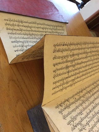 VINTAGE BURMESE PARABAIK MANUSCRIPT