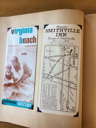 ORIGINAL SCRAPBOOK OF A 1965 VACATION IN PENNSYLVANIA, NEW JERSEY, AND VIRGINIA