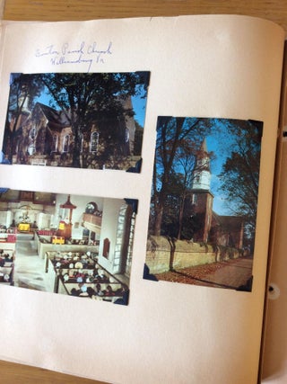 ORIGINAL SCRAPBOOK OF A 1965 VACATION IN PENNSYLVANIA, NEW JERSEY, AND VIRGINIA