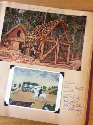 ORIGINAL SCRAPBOOK OF A 1965 VACATION IN PENNSYLVANIA, NEW JERSEY, AND VIRGINIA