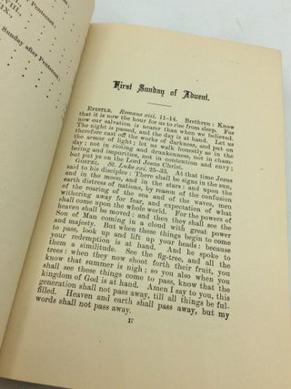 FIVE-MINUTE SERMONS for Low Masses on All Sundays of the Year by Priests of the Congregation of St. Paul, Volume I.