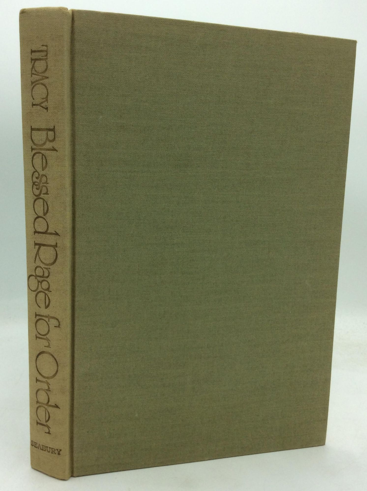 BLESSED RAGE FOR ORDER: The New Pluralism in Theology | David Tracy ...
